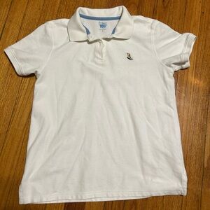 LL Bean Polo, White 100 Year Edition With Boot logo… Size Small Men’s Polo